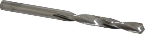 SGS - 17/64" 118° Solid Carbide Jobber Drill - Bright Finish, Right Hand Cut, Spiral Flute, Straight Shank, 3-1/2" OAL, Faceted Point - Industrial Tool & Supply