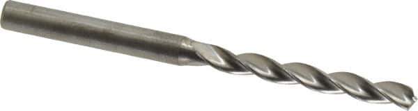 Kennametal - 5mm 130° Solid Carbide Jobber Drill - Bright Finish, Right Hand Cut, Spiral Flute, Straight Shank, 82mm OAL, Standard Point - Industrial Tool & Supply