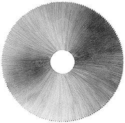 Made in USA - 2" Diam x 0.025" Blade Thickness, 1/2" Arbor Hole Diam, 152 Teeth, Solid Carbide Jeweler's Saw - Uncoated - Industrial Tool & Supply