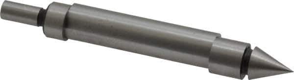 SPI - 0.2" Head Diam, 3/8" Shank, Double End, Mechanical Edge and Center Finder - Accurate to 0.0002", Conical and Cylindrical Contact - Industrial Tool & Supply