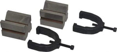 Made in USA - 1" Max Capacity, V-Block - 1-5/8" Long x 1-1/4" Wide x 1-1/4" High, Sold as Matched Pair - Industrial Tool & Supply