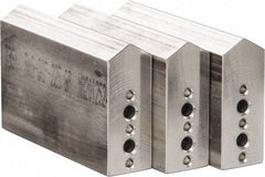 Northfield - 4" & Up Chuck Capacity, Northfield Air Style Attachment, Square Soft Lathe Chuck Jaw - 3 Jaws, Aluminum, 1.895mm Long x 3/4" Wide x 3" High - Industrial Tool & Supply