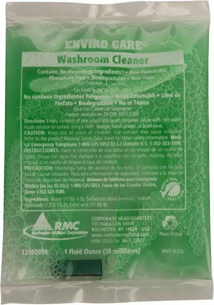 Rochester Midland Corporation - 1 oz Packet Liquid Bathroom Cleaner - Unscented Scent, General Purpose Cleaner - Industrial Tool & Supply