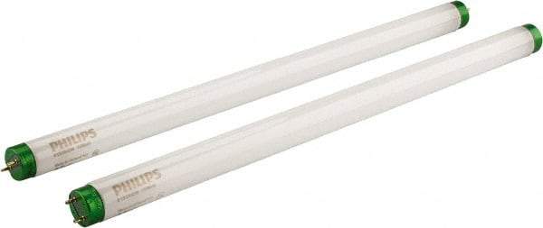 Philips - 15 Watt Fluorescent Tubular Medium Bi-Pin Lamp - 4,100°K Color Temp, 870 Lumens, 55 Volts, T8, 7,500 hr Avg Life - Industrial Tool & Supply