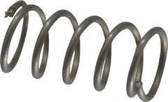 Value Collection - 0.12" OD, 0.012" Wire, 1/4" Free Length, Compression Spring - 5.26 Lb Spring Rating, Stainless Steel - Industrial Tool & Supply
