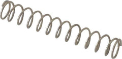 Value Collection - 0.12" OD, 0.012" Wire, 3/4" Free Length, Compression Spring - 1.61 Lb Spring Rating, Stainless Steel - Industrial Tool & Supply