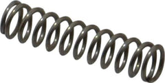 Value Collection - 0.12" OD, 0.016" Wire, 1/2" Free Length, Compression Spring - 7.01 Lb Spring Rating, Stainless Steel - Industrial Tool & Supply