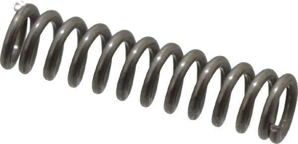 Value Collection - 0.12" OD, 0.02" Wire, 1/2" Free Length, Compression Spring - 17.41 Lb Spring Rating, Stainless Steel - Industrial Tool & Supply