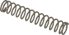 Value Collection - 0.18" OD, 0.02" Wire, 1" Free Length, Compression Spring - 3.52 Lb Spring Rating, Stainless Steel - Industrial Tool & Supply