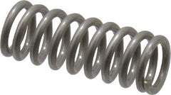 Value Collection - 0.18" OD, 0.026" Wire, 1/2" Free Length, Compression Spring - 19.2 Lb Spring Rating, Stainless Steel - Industrial Tool & Supply