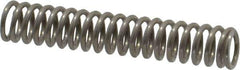 Value Collection - 0.18" OD, 0.026" Wire, 1" Free Length, Compression Spring - 8.82 Lb Spring Rating, Stainless Steel - Industrial Tool & Supply