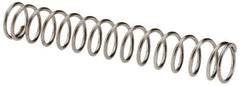 Value Collection - 0.24" OD, 0.026" Wire, 1-1/2" Free Length, Compression Spring - 3 Lb Spring Rating, Stainless Steel - Industrial Tool & Supply