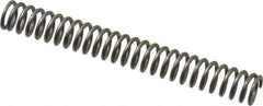 Value Collection - 0.24" OD, 0.032" Wire, 2" Free Length, Compression Spring - 5.61 Lb Spring Rating, Stainless Steel - Industrial Tool & Supply