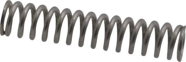 Value Collection - 0.3" OD, 0.047" Wire, 1-1/2" Free Length, Compression Spring - 22.52 Lb Spring Rating, Stainless Steel - Industrial Tool & Supply