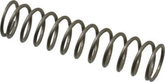 Value Collection - 0.36" OD, 0.035" Wire, 1-1/2" Free Length, Compression Spring - 6.06 Lb Spring Rating, Stainless Steel - Industrial Tool & Supply