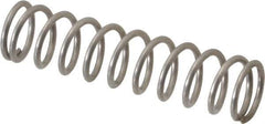 Value Collection - 0.36" OD, 0.041" Wire, 1-1/2" Free Length, Compression Spring - 8.91 Lb Spring Rating, Stainless Steel - Industrial Tool & Supply