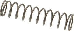Value Collection - 0.36" OD, 0.041" Wire, 2" Free Length, Compression Spring - 6.59 Lb Spring Rating, Stainless Steel - Industrial Tool & Supply