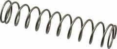 Value Collection - 0.42" OD, 0.035" Wire, 2" Free Length, Compression Spring - 2.98 Lb Spring Rating, Stainless Steel - Industrial Tool & Supply