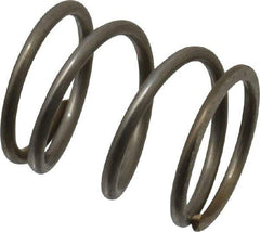 Value Collection - 0.42" OD, 0.041" Wire, 1/2" Free Length, Compression Spring - 23.52 Lb Spring Rating, Stainless Steel - Industrial Tool & Supply