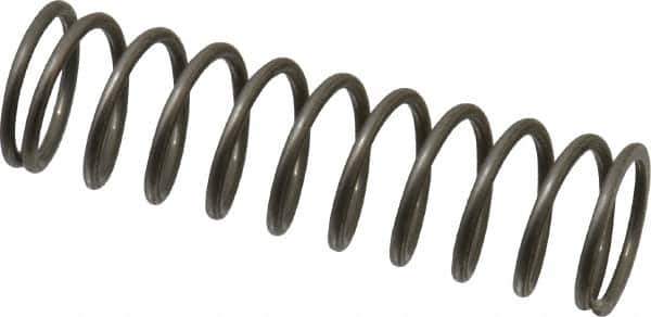 Value Collection - 0.42" OD, 0.041" Wire, 1-1/2" Free Length, Compression Spring - 6.93 Lb Spring Rating, Stainless Steel - Industrial Tool & Supply
