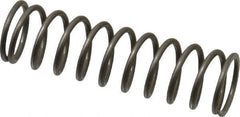 Value Collection - 0.42" OD, 0.041" Wire, 1-1/2" Free Length, Compression Spring - 6.93 Lb Spring Rating, Stainless Steel - Industrial Tool & Supply