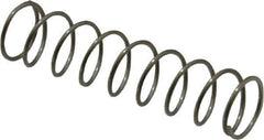 Value Collection - 0.48" OD, 0.035" Wire, 2" Free Length, Compression Spring - 2.5 Lb Spring Rating, Stainless Steel - Industrial Tool & Supply