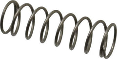 Value Collection - 0.48" OD, 0.041" Wire, 1-1/2" Free Length, Compression Spring - 5.68 Lb Spring Rating, Stainless Steel - Industrial Tool & Supply