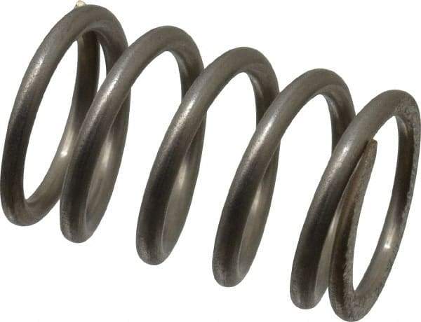 Value Collection - 0.48" OD, 0.054" Wire, 3/4" Free Length, Compression Spring - 32.54 Lb Spring Rating, Stainless Steel - Industrial Tool & Supply