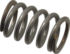 Value Collection - 0.48" OD, 0.062" Wire, 3/4" Free Length, Compression Spring - 56.19 Lb Spring Rating, Stainless Steel - Industrial Tool & Supply