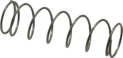Value Collection - 0.6" OD, 0.041" Wire, 2" Free Length, Compression Spring - 3.11 Lb Spring Rating, Stainless Steel - Industrial Tool & Supply
