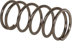 Value Collection - 0.6" OD, 0.054" Wire, 1-1/4" Free Length, Compression Spring - 13.58 Lb Spring Rating, Stainless Steel - Industrial Tool & Supply