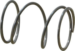 Value Collection - 0.72" OD, 0.047" Wire, 1" Free Length, Compression Spring - 7.96 Lb Spring Rating, Stainless Steel - Industrial Tool & Supply