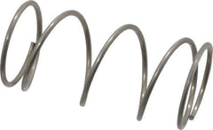 Value Collection - 0.72" OD, 0.047" Wire, 1-1/2" Free Length, Compression Spring - 5.13 Lb Spring Rating, Stainless Steel - Industrial Tool & Supply