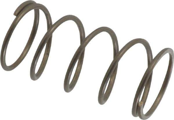 Value Collection - 0.72" OD, 0.054" Wire, 1-1/2" Free Length, Compression Spring - 8.07 Lb Spring Rating, Stainless Steel - Industrial Tool & Supply