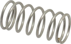 Value Collection - 0.72" OD, 0.062" Wire, 1-1/2" Free Length, Compression Spring - 12.83 Lb Spring Rating, Stainless Steel - Industrial Tool & Supply