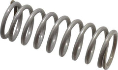 Value Collection - 0.72" OD, 0.08" Wire, 2" Free Length, Compression Spring - 23.32 Lb Spring Rating, Stainless Steel - Industrial Tool & Supply