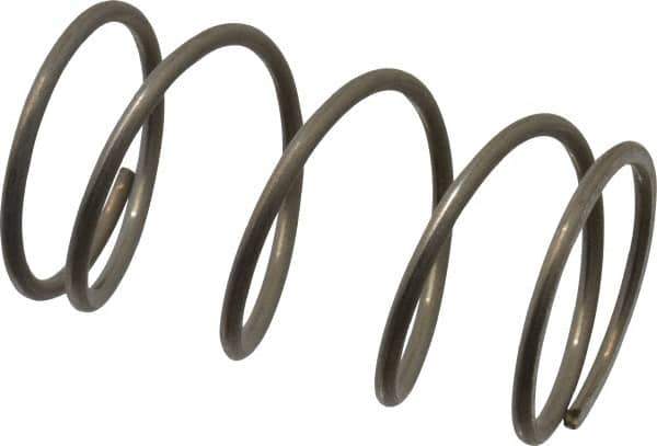 Value Collection - 0.85" OD, 0.062" Wire, 1-1/2" Free Length, Compression Spring - 10.12 Lb Spring Rating, Stainless Steel - Industrial Tool & Supply