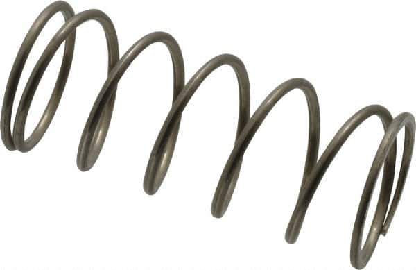 Value Collection - 0.85" OD, 0.062" Wire, 2" Free Length, Compression Spring - 7.42 Lb Spring Rating, Stainless Steel - Industrial Tool & Supply