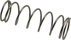 Value Collection - 0.85" OD, 0.062" Wire, 2-1/2" Free Length, Compression Spring - 5.86 Lb Spring Rating, Stainless Steel - Industrial Tool & Supply