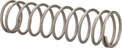 Value Collection - 0.85" OD, 0.072" Wire, 3" Free Length, Compression Spring - 7.96 Lb Spring Rating, Stainless Steel - Industrial Tool & Supply