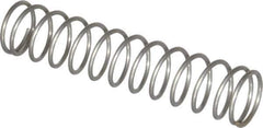 Value Collection - 0.85" OD, 0.072" Wire, 4" Free Length, Compression Spring - 5.9 Lb Spring Rating, Stainless Steel - Industrial Tool & Supply