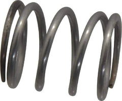 Value Collection - 0.85" OD, 0.08" Wire, 1" Free Length, Compression Spring - 38.53 Lb Spring Rating, Stainless Steel - Industrial Tool & Supply