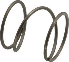 Value Collection - 0.975" OD, 0.062" Wire, 1" Free Length, Compression Spring - 13.28 Lb Spring Rating, Stainless Steel - Industrial Tool & Supply