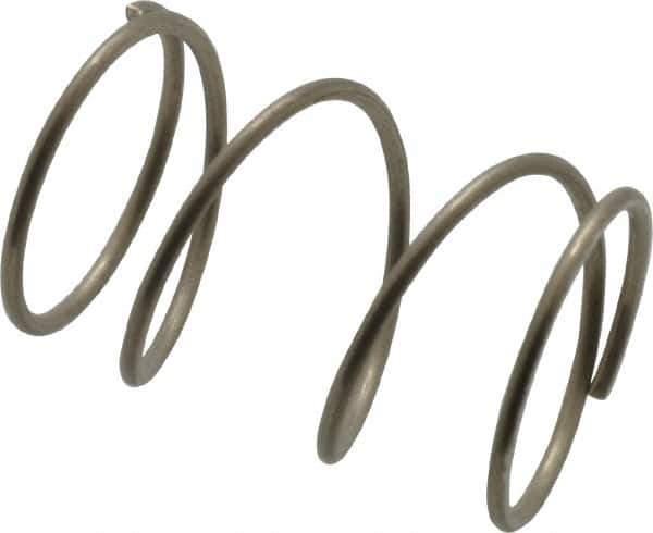 Value Collection - 0.975" OD, 0.062" Wire, 1-1/2" Free Length, Compression Spring - 8.45 Lb Spring Rating, Stainless Steel - Industrial Tool & Supply
