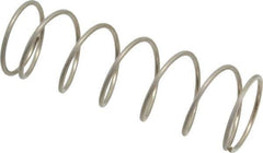 Value Collection - 0.975" OD, 0.062" Wire, 3" Free Length, Compression Spring - 4.04 Lb Spring Rating, Stainless Steel - Industrial Tool & Supply