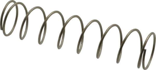 Value Collection - 0.975" OD, 0.062" Wire, 4" Free Length, Compression Spring - 3 Lb Spring Rating, Stainless Steel - Industrial Tool & Supply