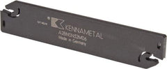 Kennametal - 1.2598" Blade Height, 0.2126" Blade Width, 5.9055" OAL, Neutral Cut, Double End Indexable Cut-Off Blade - 60mm Max Depth of Cut, A2BNSN Blade, A2 Cut-Off Series - Industrial Tool & Supply
