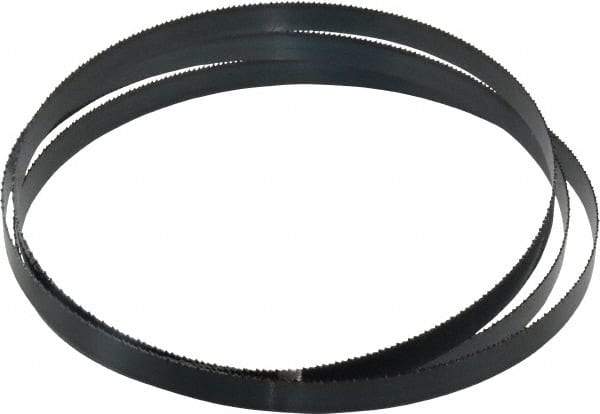 Starrett - 14 TPI, 5' 4-1/2" Long x 1/2" Wide x 0.025" Thick, Welded Band Saw Blade - Carbon Steel, Toothed Edge, Raker Tooth Set, Flexible Back, Contour Cutting - Industrial Tool & Supply