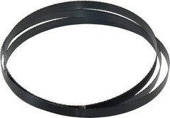 Starrett - 14 TPI, 5' 4-1/2" Long x 1/2" Wide x 0.025" Thick, Welded Band Saw Blade - Carbon Steel, Toothed Edge, Raker Tooth Set, Flexible Back, Contour Cutting - Industrial Tool & Supply