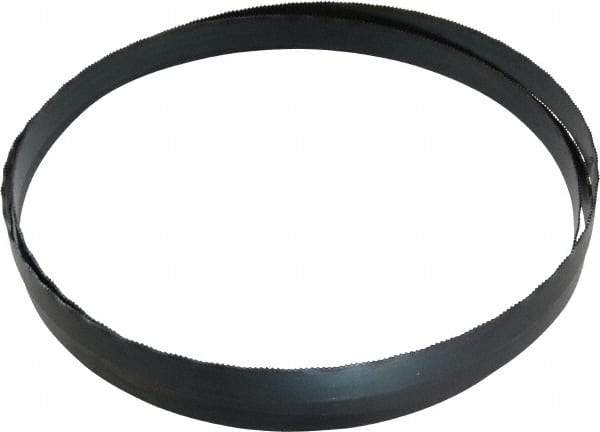 Starrett - 18 TPI, 5' 4-1/2" Long x 1/2" Wide x 0.025" Thick, Welded Band Saw Blade - Carbon Steel, Toothed Edge, Wavy Tooth Set, Flexible Back, Contour Cutting - Industrial Tool & Supply